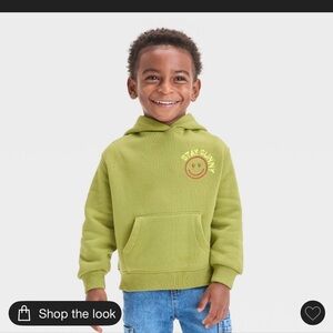 Stay Sunny Kids Hoodie - Olive